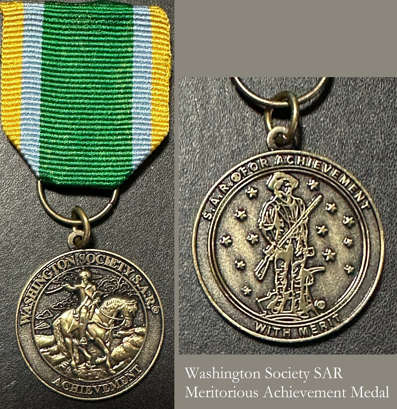 Meritorious Drawing Chapter / Service Awards - George Washington Chapter – Washington SAR